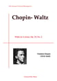 Waltz in A minor, Op. 34, No. 2 piano sheet music cover